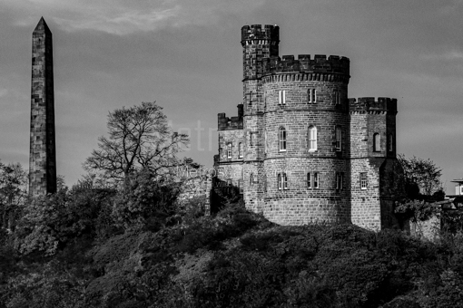 Governors House -- Edinburgh Black and White Photos
