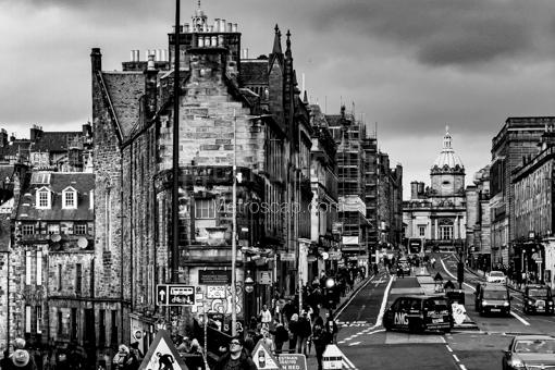 Edinburgh George IV Bridge -- Edinburgh Black and White Photos