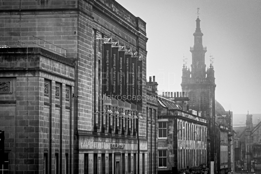 The National Library of Scotland -- Edinburgh Black and White Photos