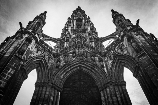 The Scot Monument -- Edinburgh Black and White Photos