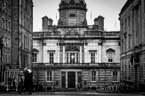 The Museum on the Mound -- Edinburgh Black and White Photos