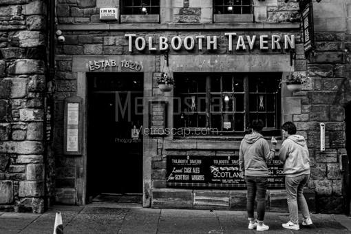 Tolbooth Tavern -- Edinburgh Black and White Photos