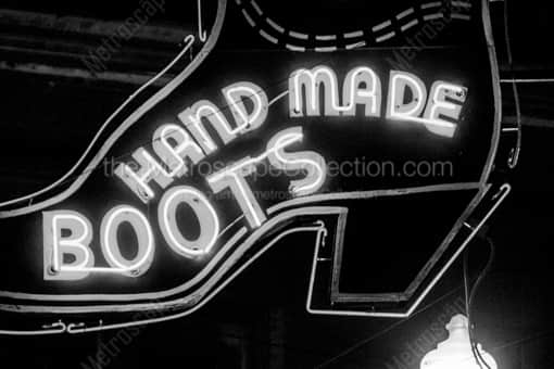 Leddys Handmade Boots and Saddles -- Fort Worth Black and White Photography