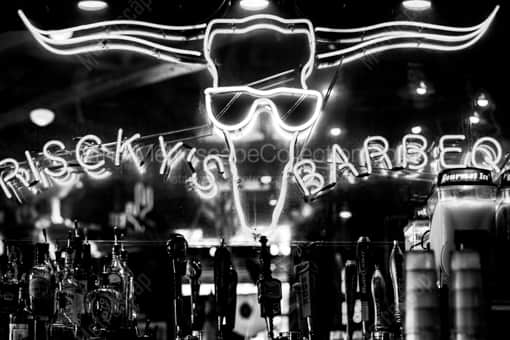 Riscky's Barbeque -- Fort Worth Black and White Photography