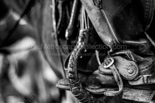 A Texas Cowboy Boot -- Fort Worth Black and White Photography