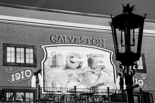 Galveston Ice Cold Storage Warehouse -- Galveston Black and White Photography