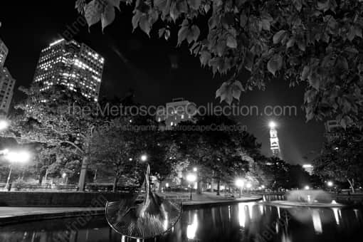 Hartford Black and White Photography of The Travelers Building from Bushnell Park The Travelers Building from Bushnell Park -- Hartford Black and White Photography