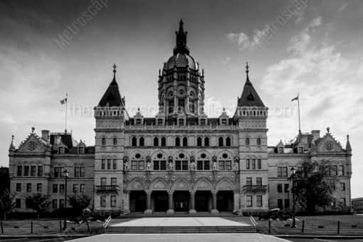 The Connecticut State Capitol Building -- Hartford Black and White Photography