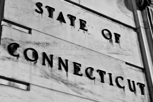 The State of Connecticut -- Hartford Black and White Photography