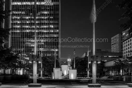 Constitution Plaza in Hartford -- Hartford Black and White Photography