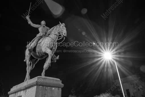 Hartford Black and White Photography of The La Fayette Statue near the Connecticut State Capitol Building The La Fayette Statue near the Connecticut State Capitol Building -- Hartford Black and White Photography