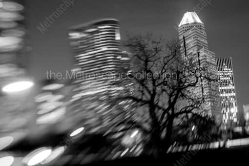 The Continental Airlines Building -- Houston Black and White Photography