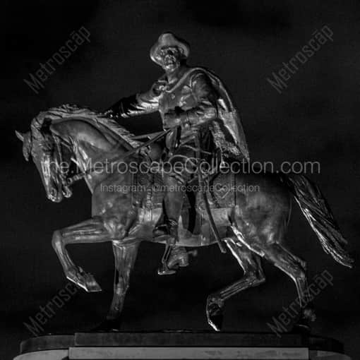 The Sam Houston Statue -- Houston Black and White Photography