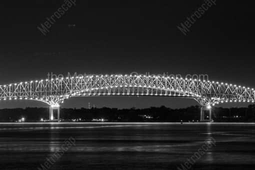 The Isiah D Hart Memorial Bridge -- Jacksonville Black and White Photos