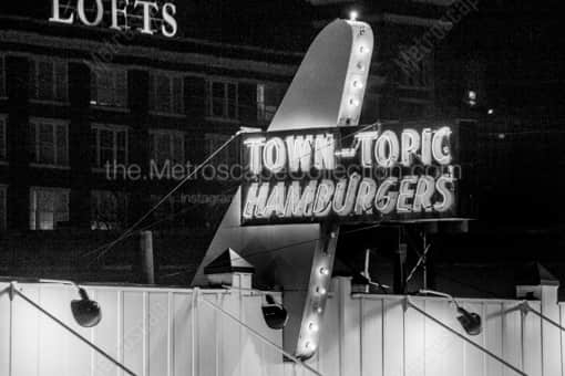 KC Town Topic Hamburgers -- Kansas City Black and White Photos