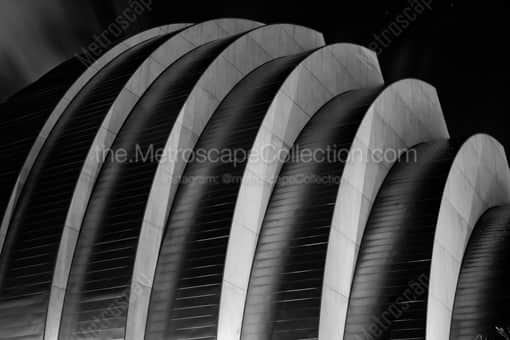 The Kansas City Kauffman Center -- Kansas City Black and White Photos