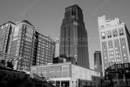 Kansas City Black and White Photography of The Aladdin Hotel in Downtown Kansas City The Aladdin Hotel in Downtown Kansas City -- Kansas City Black and White Photography