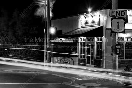 US Route 1 End -- Key West Black and White Photos