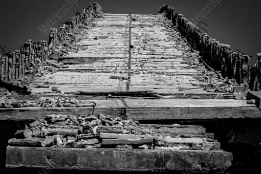 Old Bahai Honda Bridge -- Key West Black and White Photos