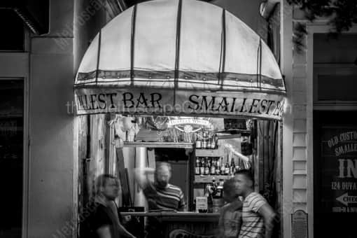 The Smallest Bar in Key West -- Key West Black and White Photos