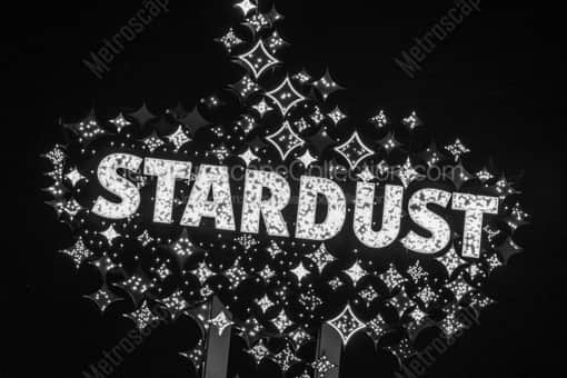The Stardust Casino Sign -- Las Vegas Black and White Photos
