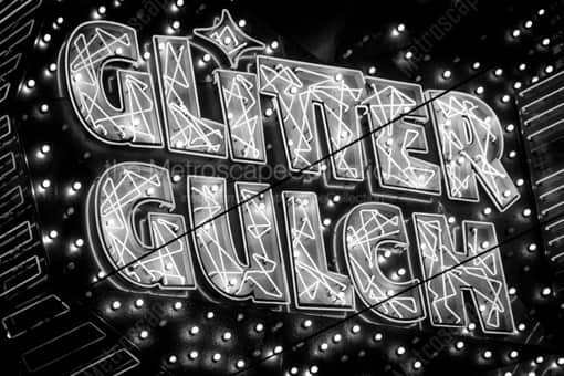 Glitter Gulch -- Las Vegas Black and White Photos