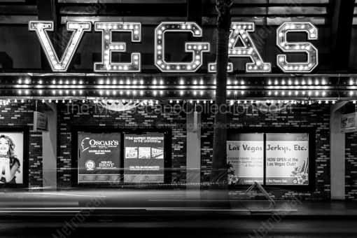 The Las Vegas Club on Fremont Street -- Las Vegas Black and White Photos