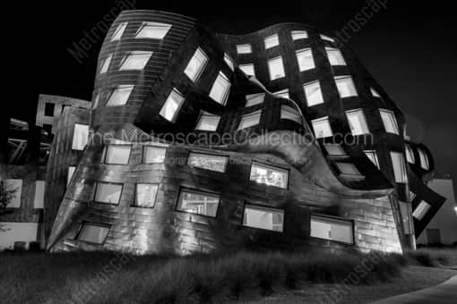 The Cleveland Clinic Lou Ruvo Building -- Las Vegas Black and White Photos