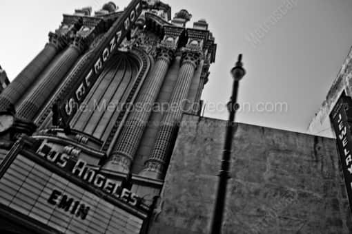 The Los Angeles Theater on Broadway -- Los Angeles Black and White Photography