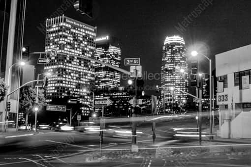 Los Angeles Black and White Photography of Third and Fourth at Beaudry in Downtown LA Third and Fourth at Beaudry in Downtown LA -- Los Angeles Black and White Photography