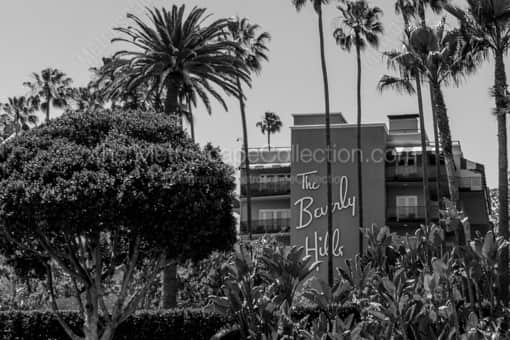 The Beverly Hills Hotel -- Los Angeles Black and White Photography