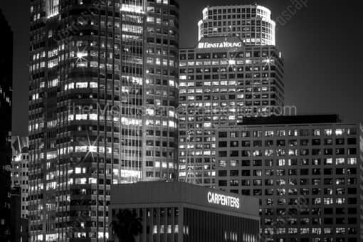 Los Angeles Black and White Photography of The Ernst and Young Building in Los Angeles The Ernst and Young Building in Los Angeles -- Los Angeles Black and White Photography