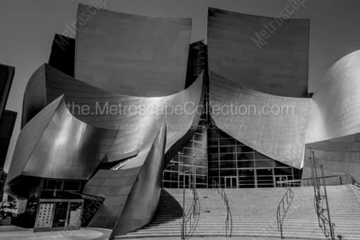 The Disney Concert Hall in Daylight -- Los Angeles Black and White Photography