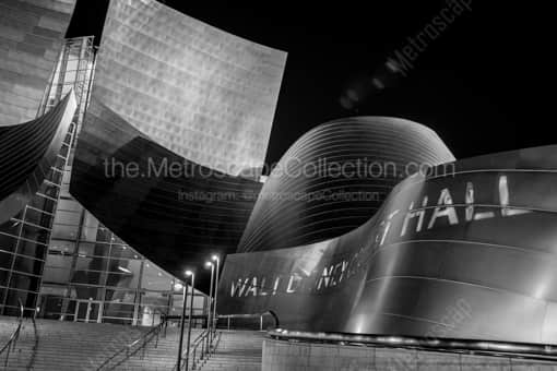 Los Angeles Black and White Photography of The Los Angeles Philharmonic Concert Hall The Los Angeles Philharmonic Concert Hall -- Los Angeles Black and White Photography