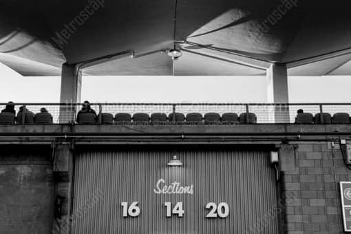 Dodger Stadium Sections 16 14 and 20 -- Los Angeles Black and White Photography