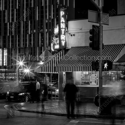 The Original Pantry Cafe on Figueroa -- Los Angeles Black and White Photography