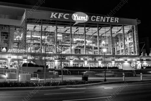 The KFC Yum Center -- Louisville Black and White Photos