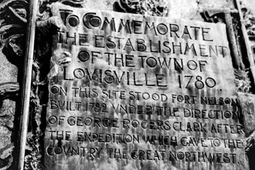 The Establishment of Louisville Memorial -- Louisville Black and White Photos
