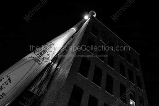 The Giant Louisville Slugger Bat -- Louisville Black and White Photos