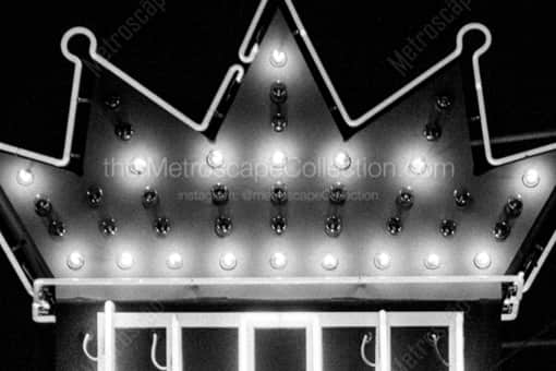 The B.B. Kings Sign -- Memphis Black and White Photography