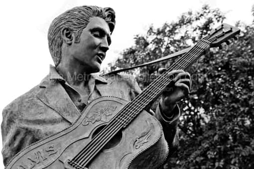 Elvis Presley The King of Rock N Roll -- Memphis Black and White Photography