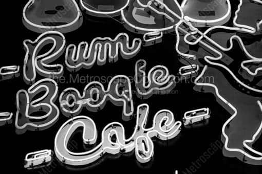 The Rum Boogie Cafe -- Memphis Black and White Photography