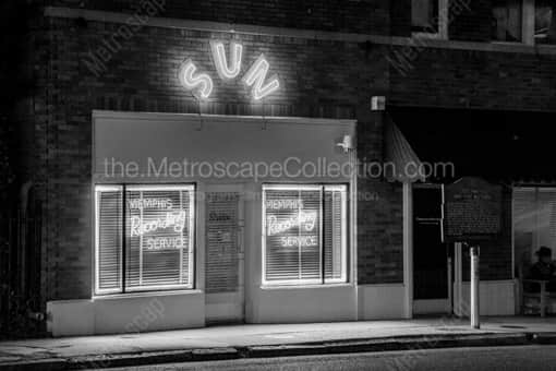 The Legendary Sun Recording Studio -- Memphis Black and White Photography
