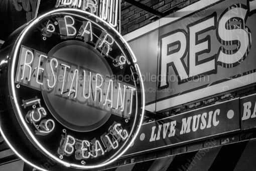 The Superior Bar and Restaurant in Memphis -- Memphis Black and White Photography