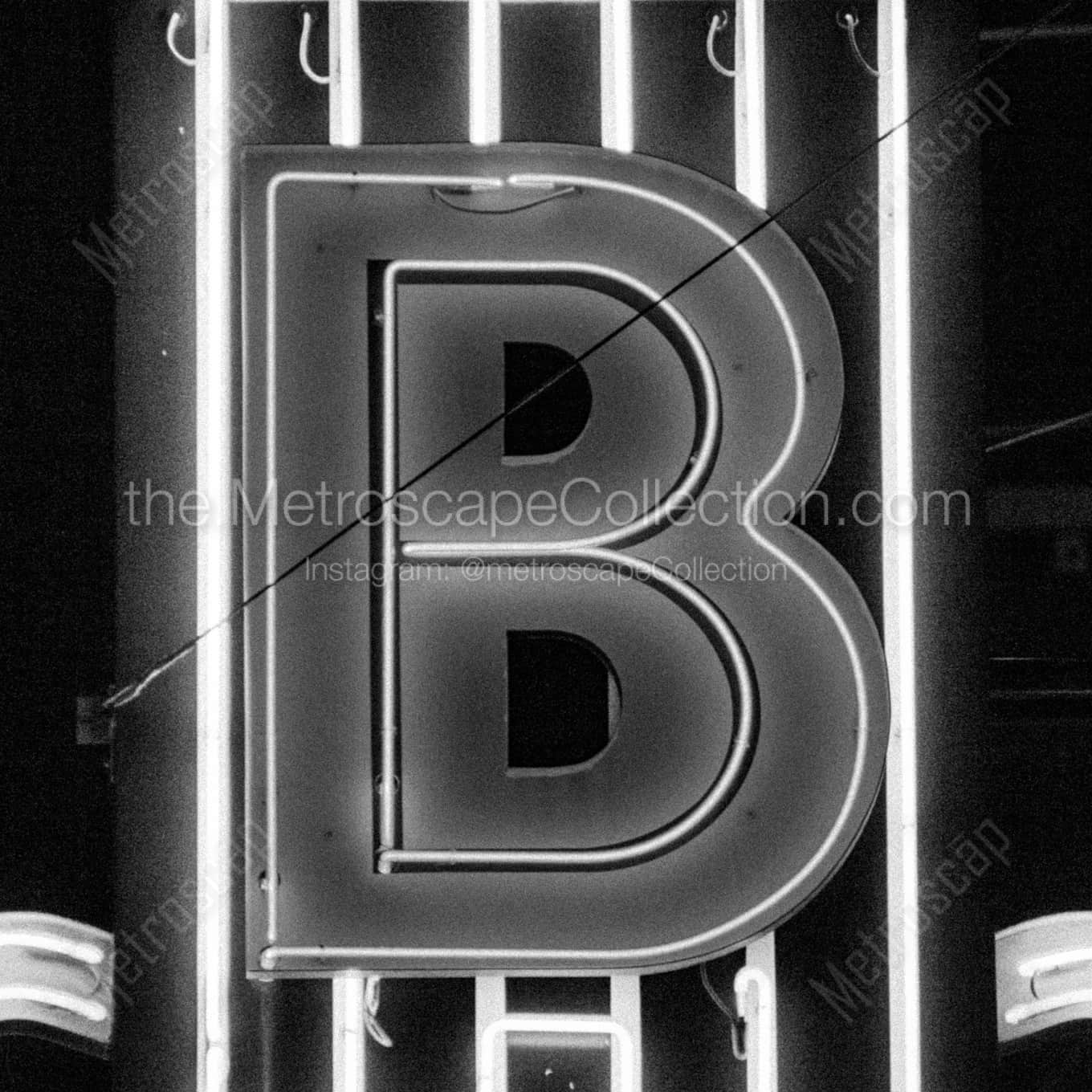The B.B. Kings Sign landscape black and white Photography The B.B. Kings Sign landscape black and white Photography square crop