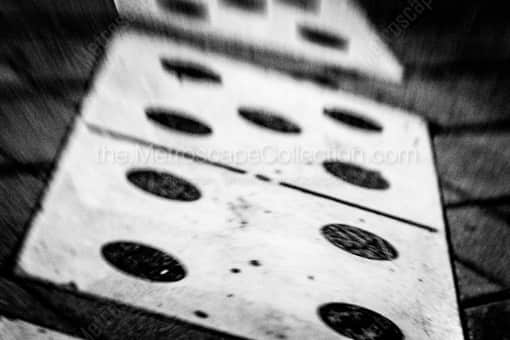 The Domino Park in Little Havana -- Miami Black and White Photography