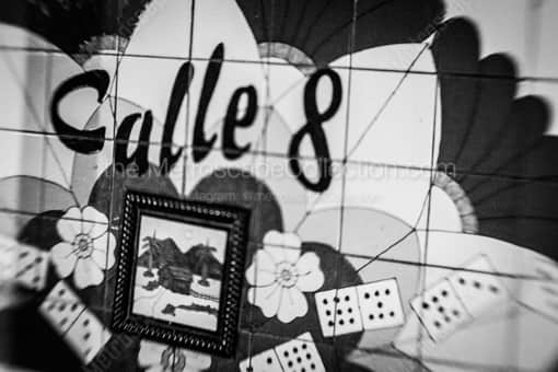 Calle Ocho en La PequeÃ±a Habana -- Miami Black and White Photography