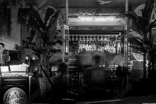 The Best Cuban Food -- Miami Black and White Photography