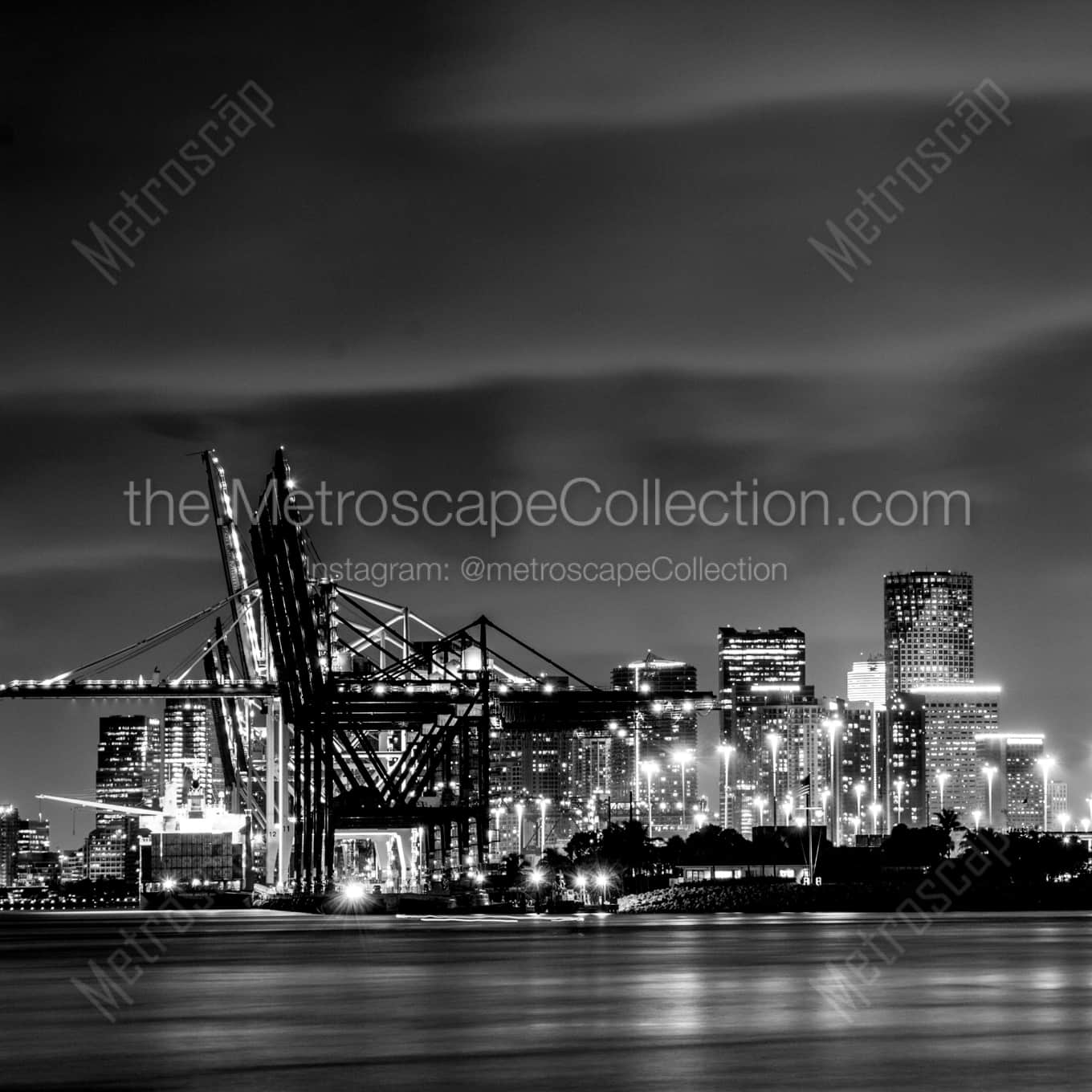 The Ports on Dodge Island landscape black and white Photography The Ports on Dodge Island landscape black and white Photography square crop