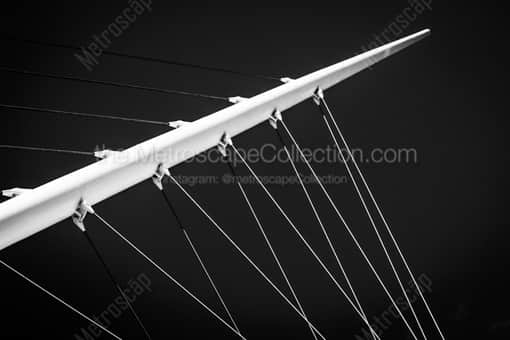 The Support Beam of the Milwaukee Art Museum -- Milwaukee Black and White Photos